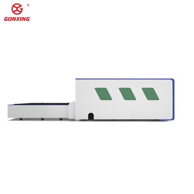 Machine de découpe laser à feuille de métal à double table industrielle de 6000w avec configuration à 4 axes et servomoteur Yaskawa