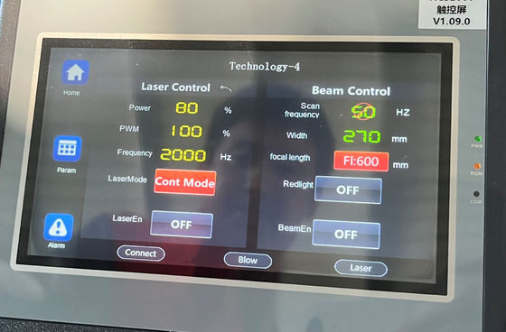 Maison 2000w 3000w Pulse Machine de nettoyage au laser à fibre pour le nettoyage de surface de rouille sur les surfaces métalliques par le système de contrôle Au3tech