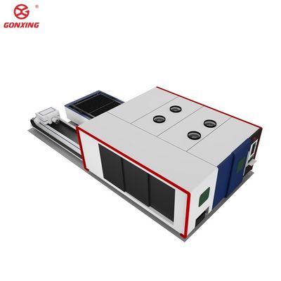 Machine de découpe au laser de tôle et de tube industriel à double table de 3000w avec rail de guidage HIWIN