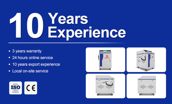 Machine de soudage laser à fibre portative avec système de contrôle Qilin pour le soudage, la coupe et le nettoyage 220V/1PH/50/60HZ