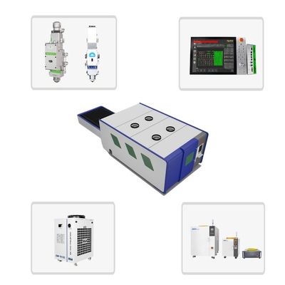 Matériau applicable Machine de découpe métallique laser à fibre entièrement fermée avec épaisseur de coupe de table interchangeable de 30 mm