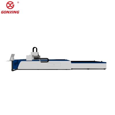 Machine de découpe laser de tôle métallique de 5500 kg pour une grande plaque en acier inoxydable environnante et une opération pulsée de type gantry de tube