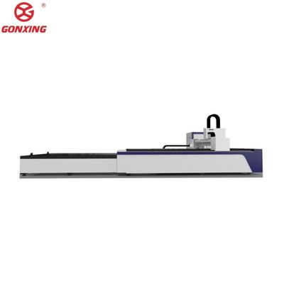 Machine de découpe laser de tôle métallique de 5500 kg pour une grande plaque en acier inoxydable environnante et une opération pulsée de type gantry de tube