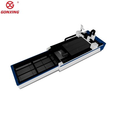 Machine de découpe laser de tôle métallique de 5500 kg pour une grande plaque en acier inoxydable environnante et une opération pulsée de type gantry de tube
