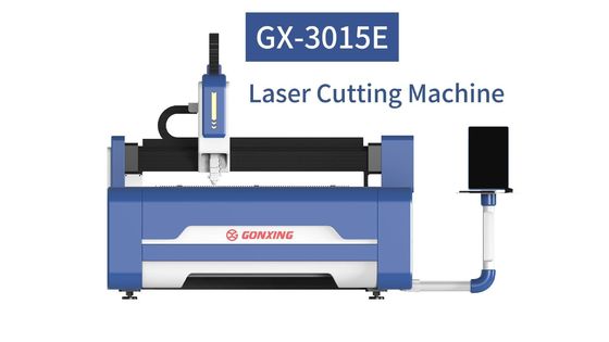 Machine de découpe laser à fibre de métal GX-3015E de haute précision pour fonctionnement en ondes continues et puissance de 1500W 2000W 3000W
