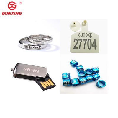 30W 50W 60W Machines laser portables à gravure pour métal en acier inoxydable DXP Supported Marking Area 200mm*200mm