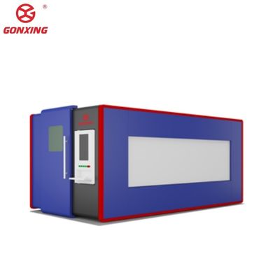 Raycus 3KW Couverture de sécurité complète Coupeuse métallique laser à fibre pour la coupe de tôle galvanisée de cuivre en laiton épaisseur de coupe 20 mm
