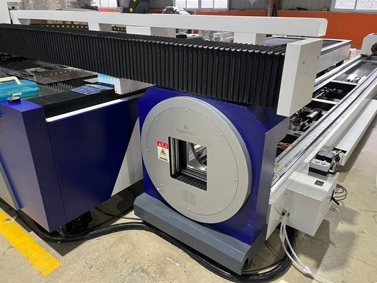 Machine de découpe au laser de tôles et tubes industriels à 4 axes avec OSPRI/ PRECITEC/ RAYTOOL épaisseur de tête de coupe au laser 15 mm