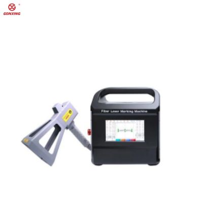 Méthode de refroidissement Machine de marquage laser de refroidissement par air 0,2 mm Précision de travail 20W/25W/30W/50W Batterie pulsée pour bois métallique plastique