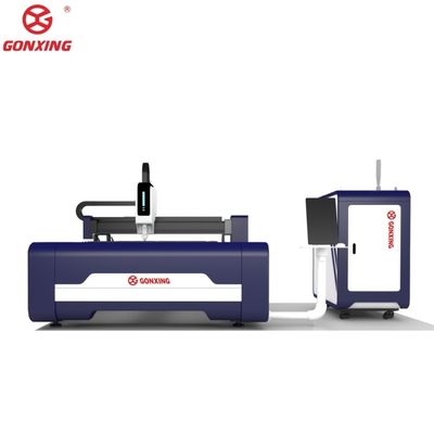 Machine de découpe laser à fibre refroidie à l'eau pour l'acier inoxydable et l'acier au carbone Table d'échange 1500mmX3000mm