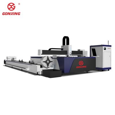 Machine à découper les feuilles et les tubes en acier inoxydable et en acier au carbone à refroidissement par eau Modèle 3015 CNC Machine à découper les fibres au laser avec épaisseur de coupe de 20 mm GX-HT