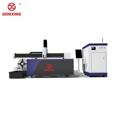 Machine à découper les feuilles et les tubes en acier inoxydable et en acier au carbone à refroidissement par eau Modèle 3015 CNC Machine à découper les fibres au laser avec épaisseur de coupe de 20 mm GX-HT