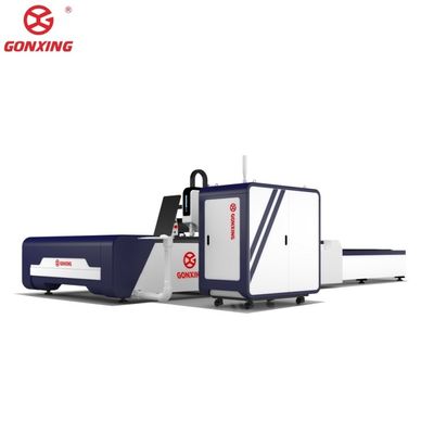 2024 GX-S Modèle Plateforme de navette Machine de découpe laser à fibre industrielle lourde Plaque métallique et tube d'épaisseur de coupe de 20 mm