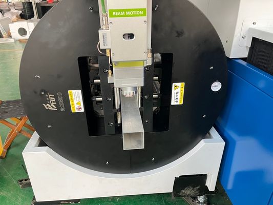 5000 KG Machine à découper les tubes à haute rigidité en fibre laser CNC pour la découpe des métaux