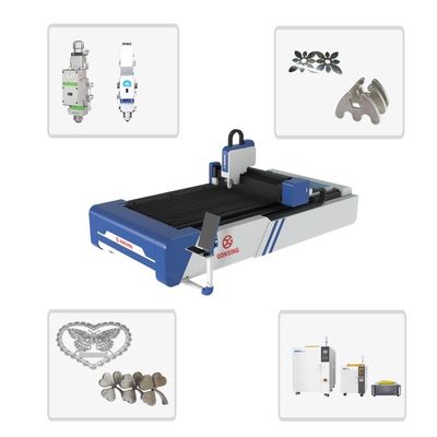 Ventilateur de commande d'oxygène haute stabilité 6kw 3015 machine de découpe laser à fibre pour tôle métallique en acier fer