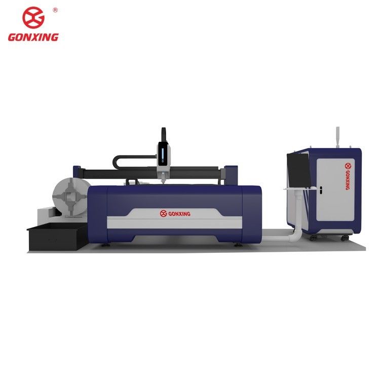 Système de refroidissement de configuration à 5 axes Hanli refroidisseur d'eau Machine de découpe laser à fibre de tôle et de tube